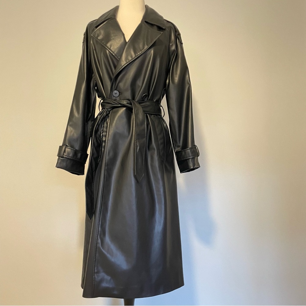 Zara Black Trench Coat